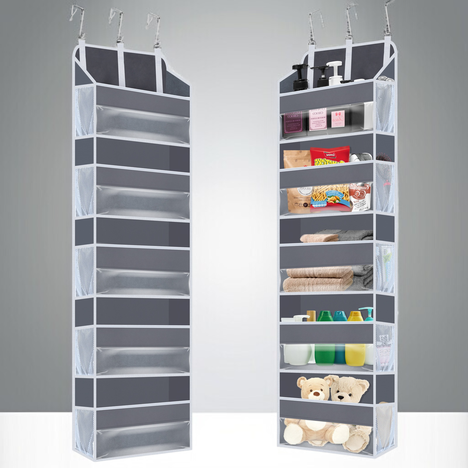 扉裏収納 大容量 5層 密閉 収納吊り下げバッグ アップグレード 収納バッグ