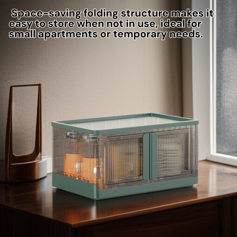 Transparent Foldable Storage Cabinet Multi-purpose Organizer Box for Clothes