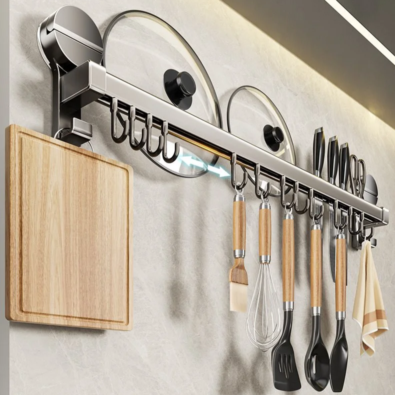 Multifunktionales Küchenregal ohne Bohren