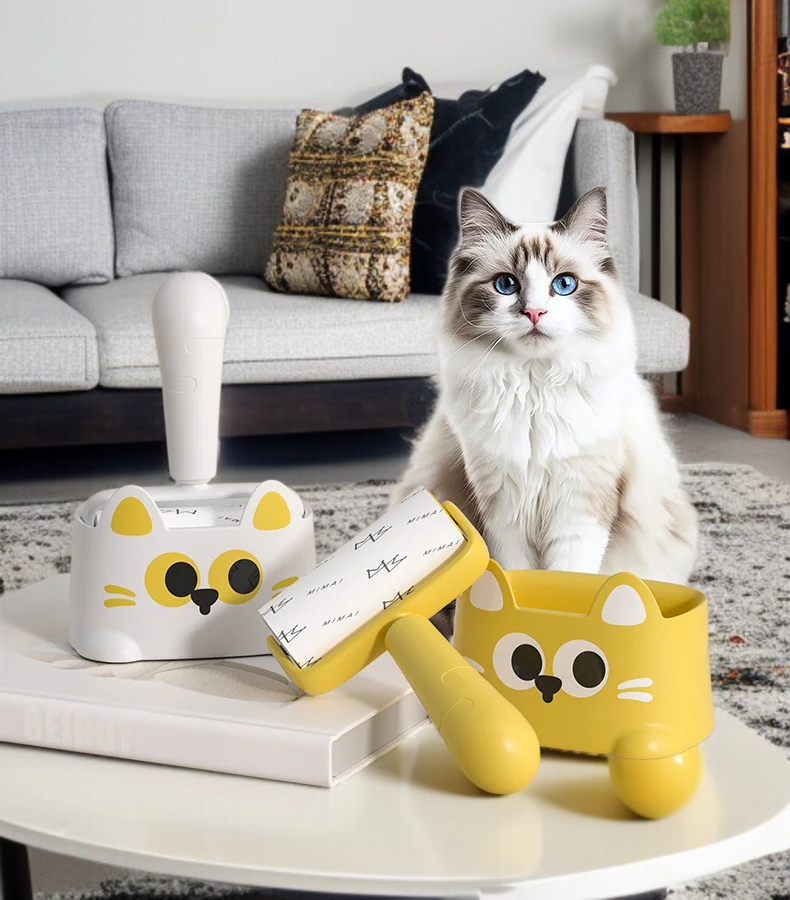 ペットの毛を除去する漫画猫グッズ