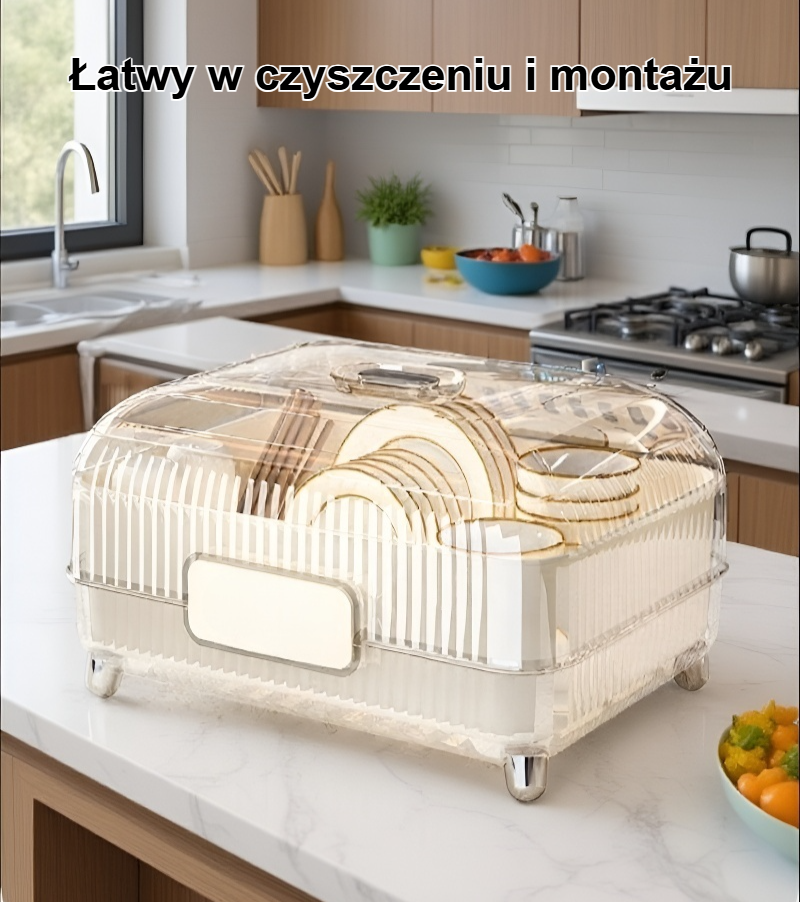 Organizer kuchenny na talerze i sztućce