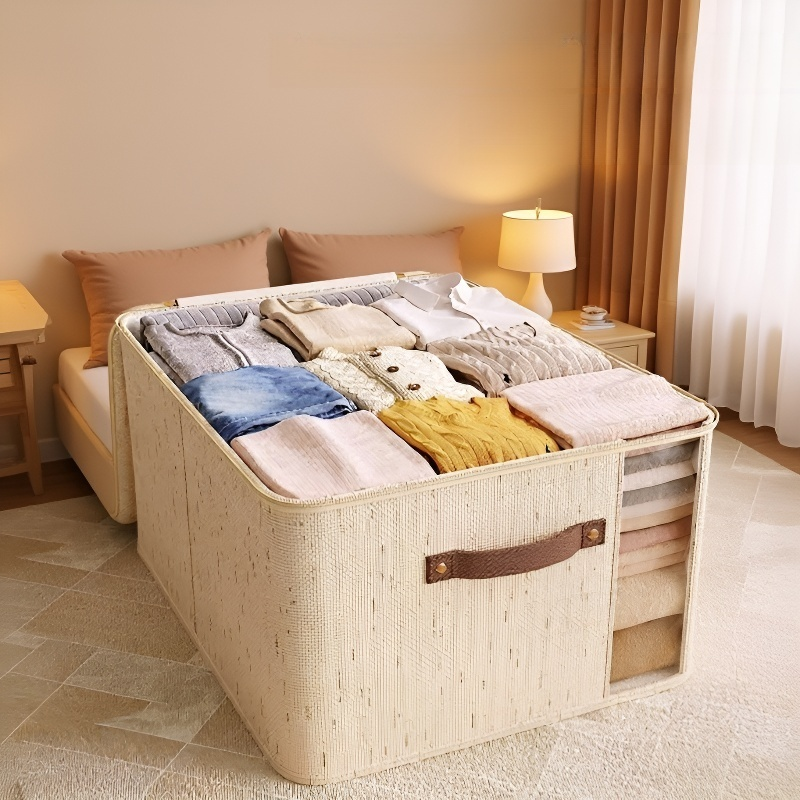 이중창 지퍼 이불 보관함