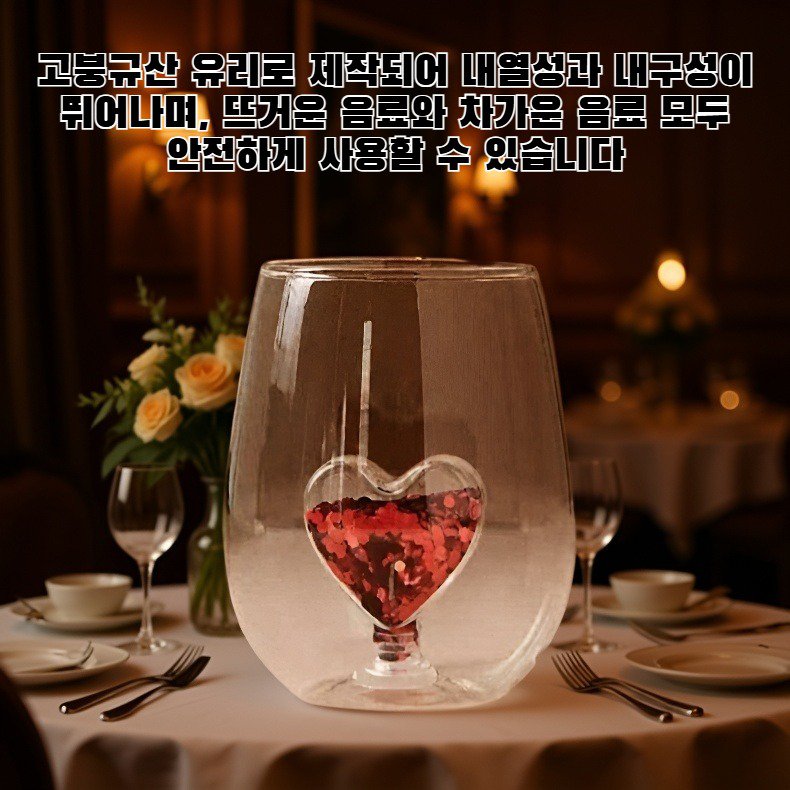 만화 3D 유리 컵, 가정용 투명 컵, 고붕규산 유리 컵