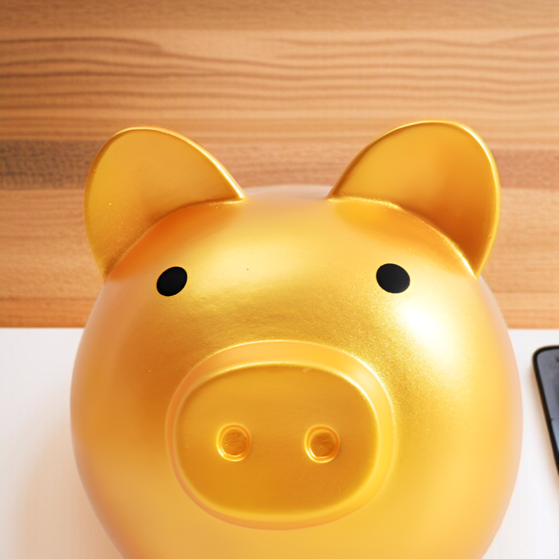 ゴールデンピッグ貯金箱 クリエイティブ 子供用 小さなギフト 貯金箱 エナメル 子供用 豚 ゴールデンピッグ 卸売