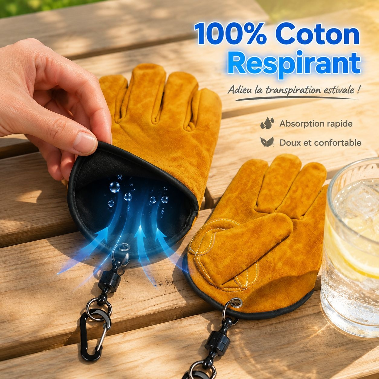 Gants de barbecue résistants à la chaleur