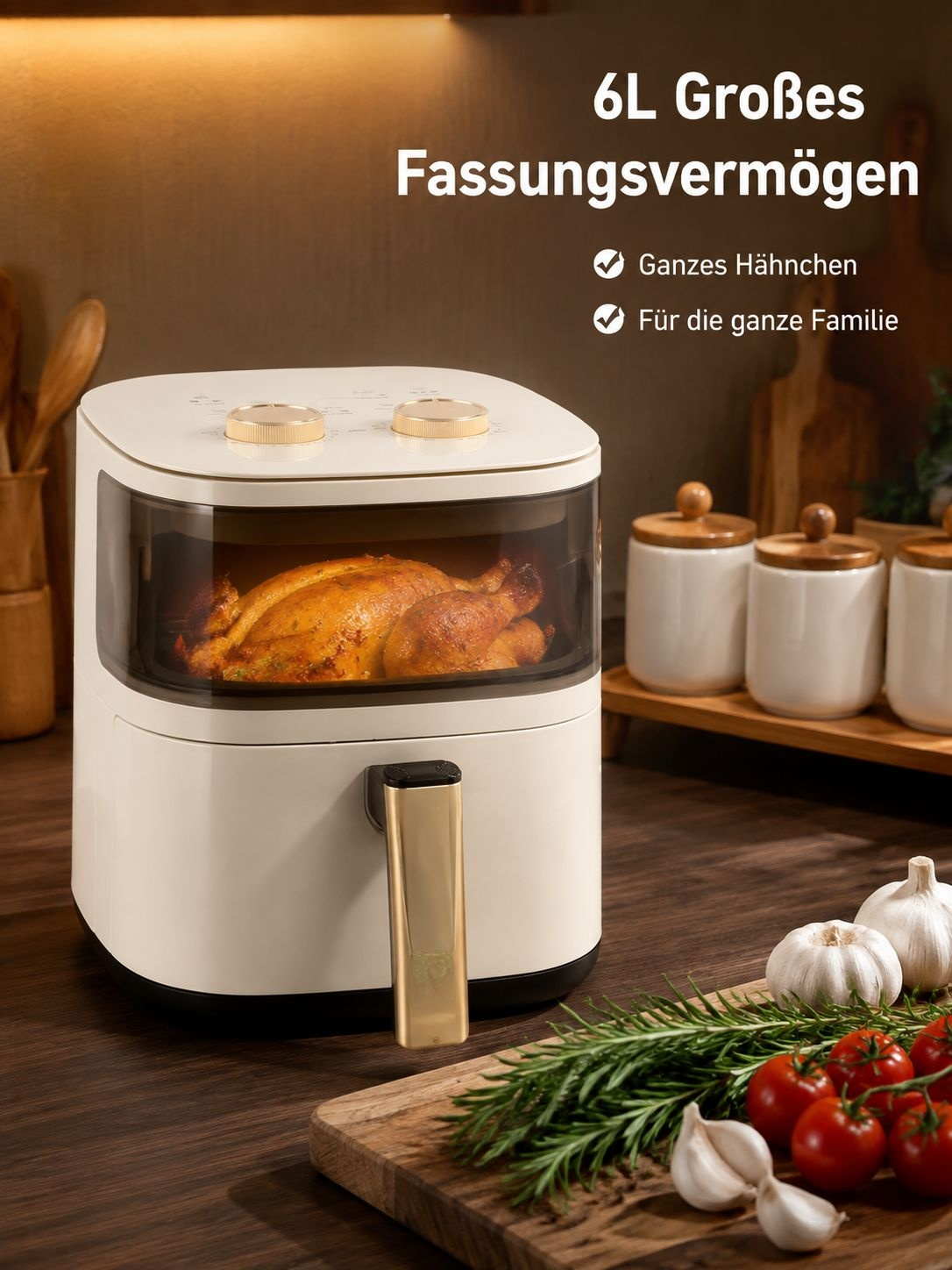 Multifunktionaler Heißluftfritteuse Backofen