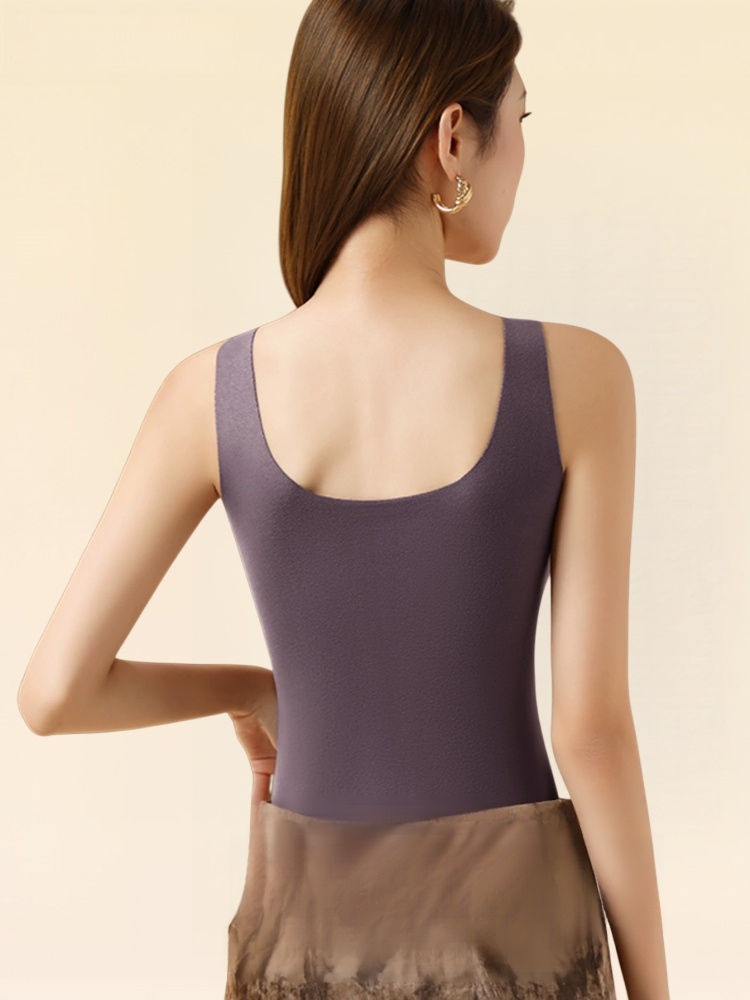 浮雕保暖發熱打底背心