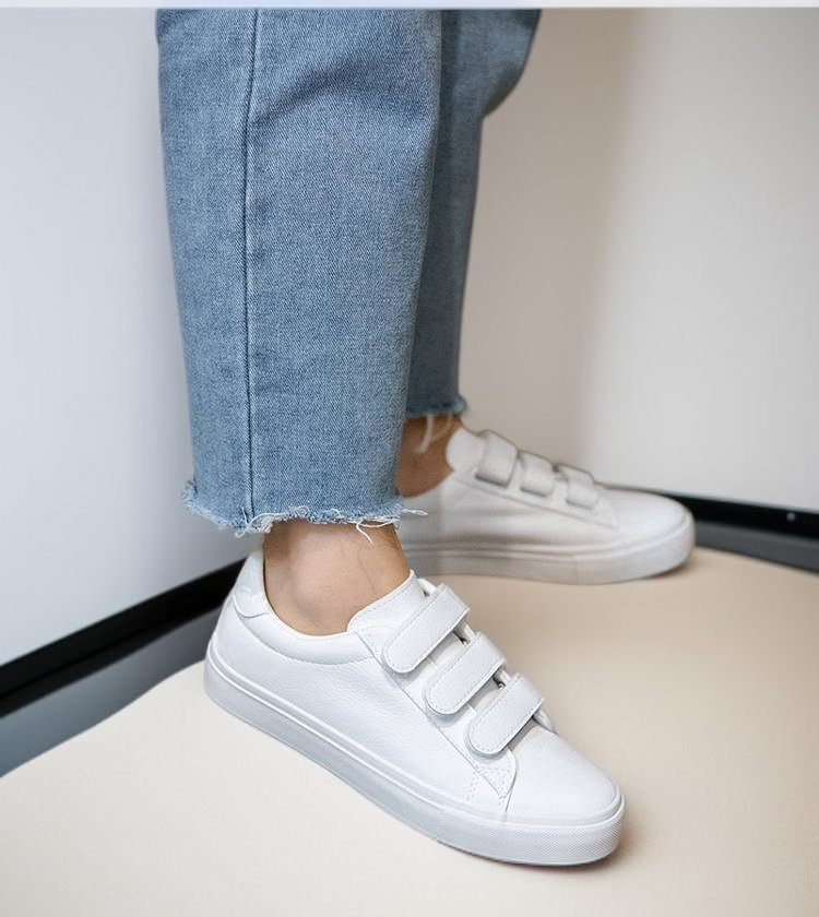 세련된 여성 캐주얼 화이트 슈즈