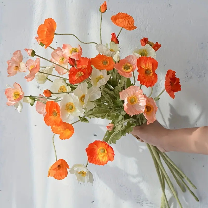 Artificial Poppy Plants