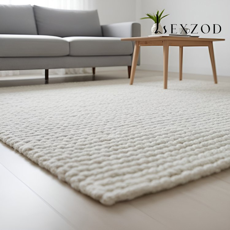 부드럽고 편안한 카펫 거실 인테리어