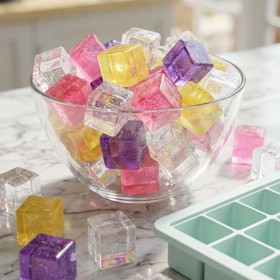 製氷皿の蓋付きデザイン