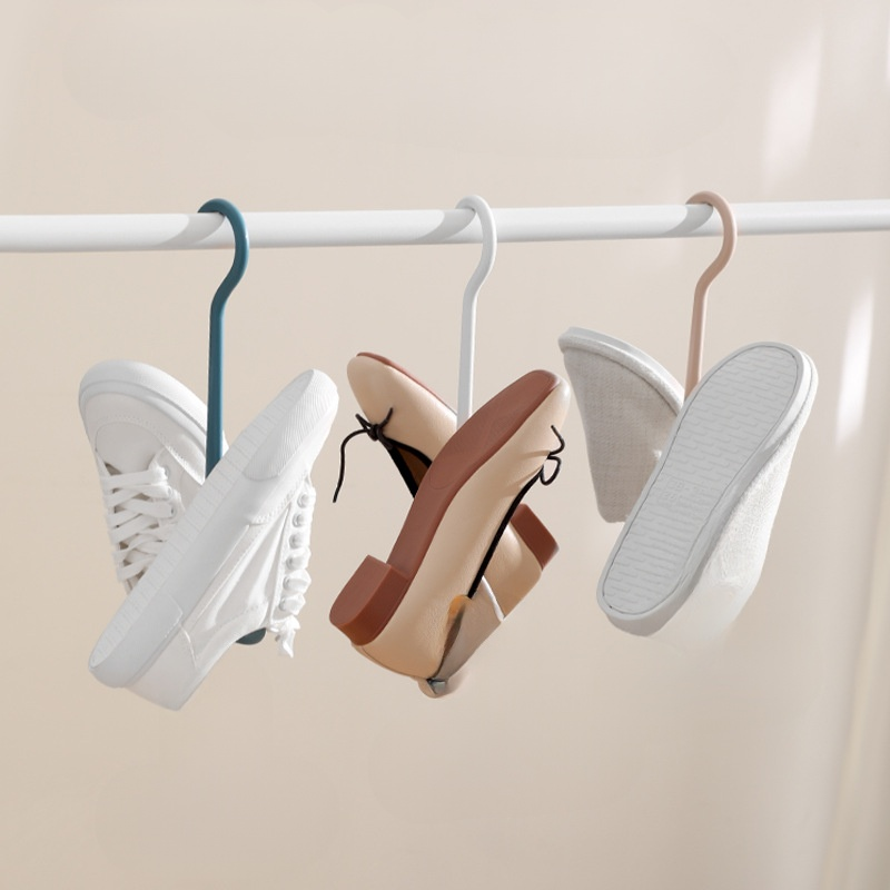 Household Quick-Dry Double Hook Shoe Rack