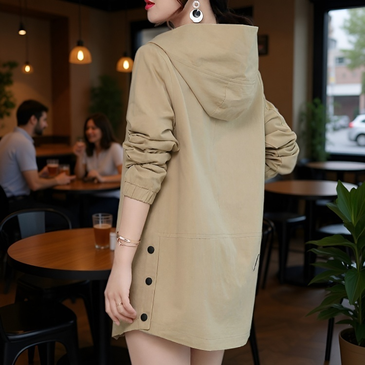 스타일리시한 빅사이즈 트렌치코트