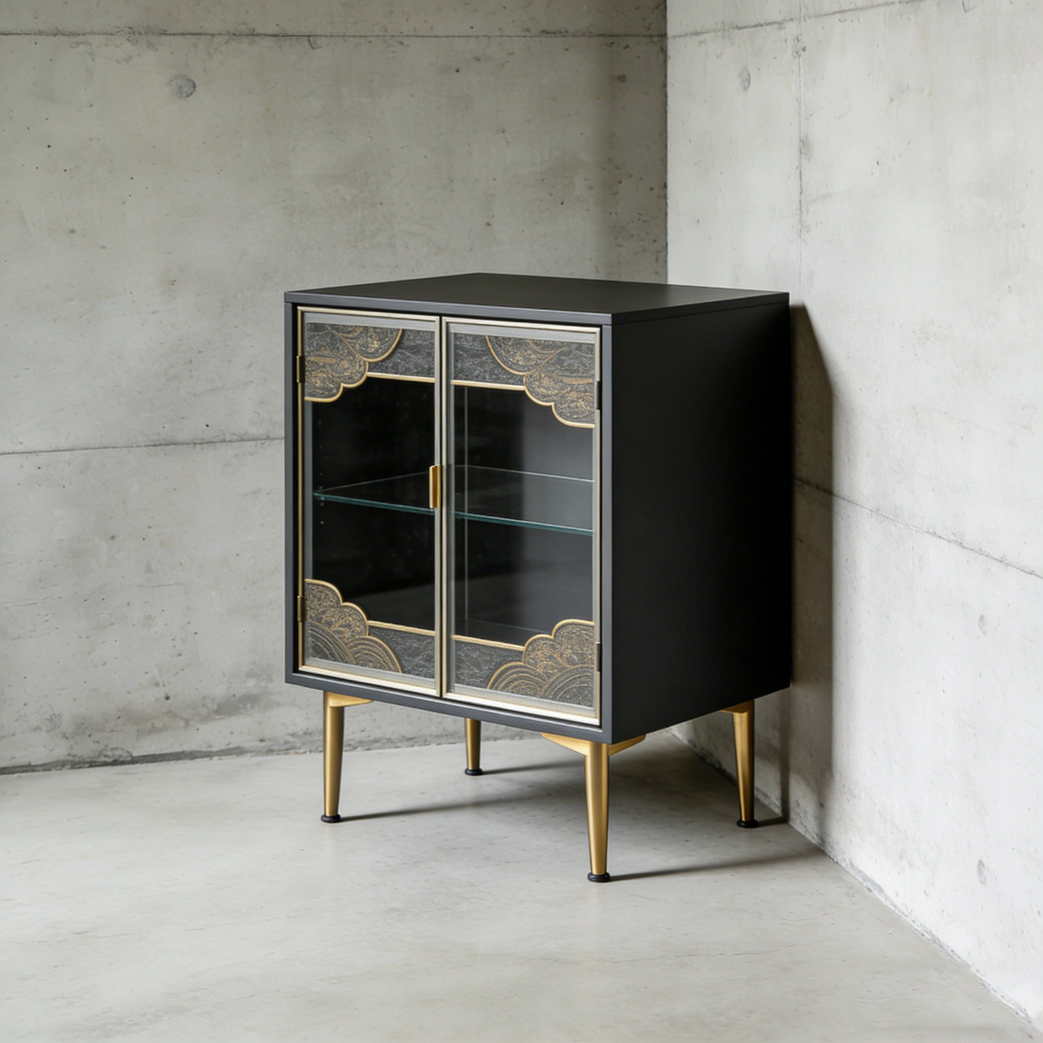 ヴィンテージ調収納棚