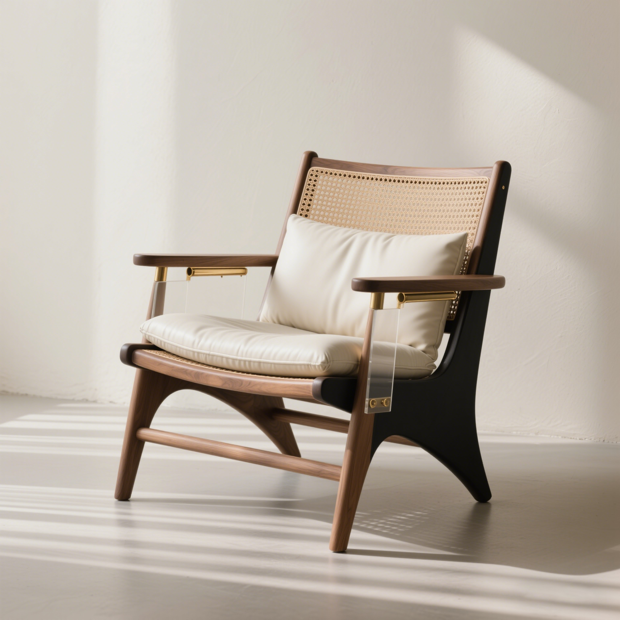 프리미엄 라탄 짜임 휴식 의자