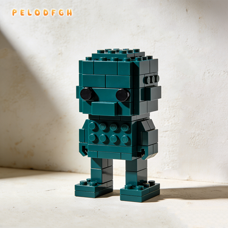 Stavební bloky pro miminka s velkými částicemi