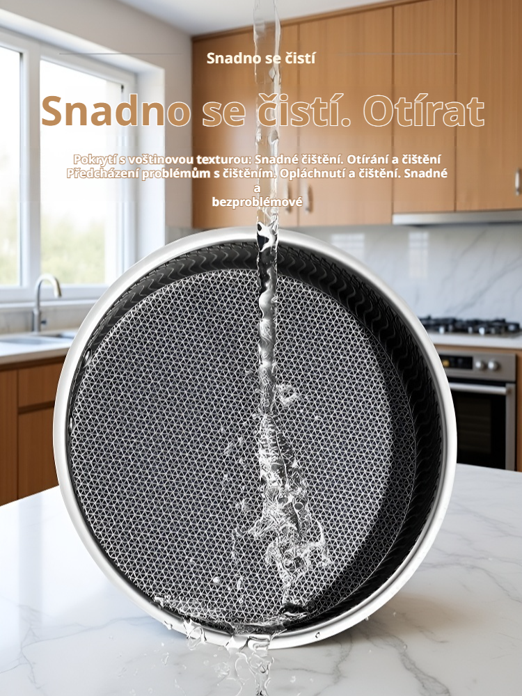 Nerezová pánev na smažení vajec a steaků