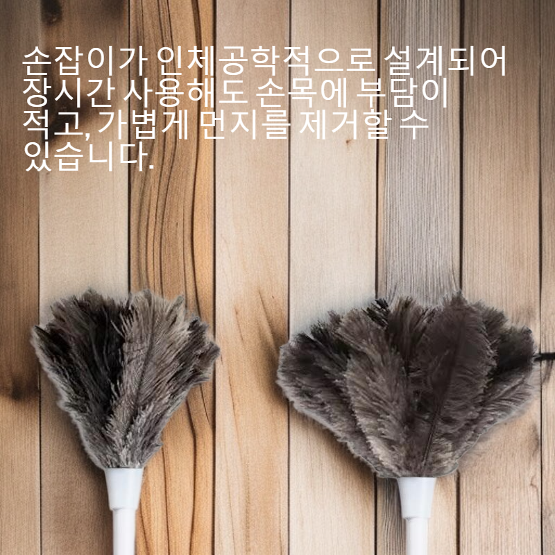 정전기 흡착식 먼지떨이