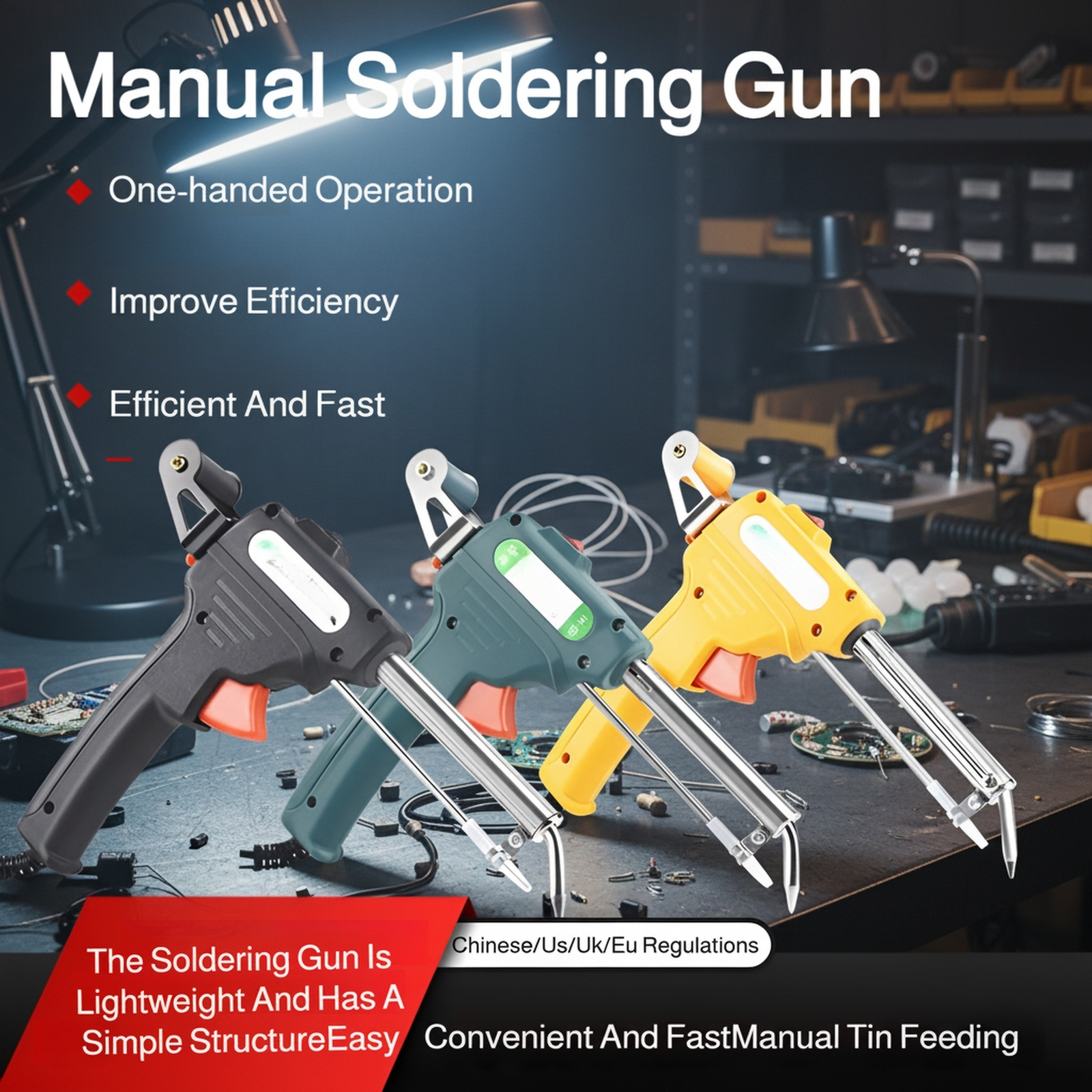 Portable Manual Soldering Gun
