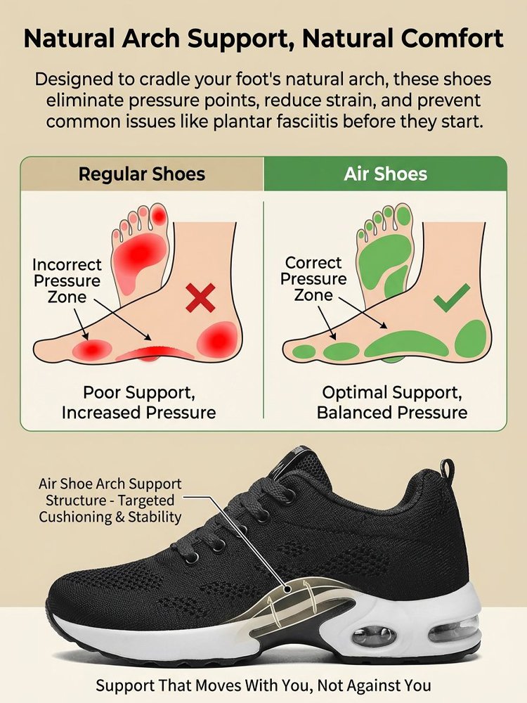 Air breathable flyknit shoes