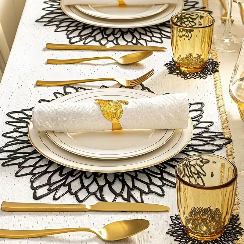 Alfombrilla de mesa hueca para comedor