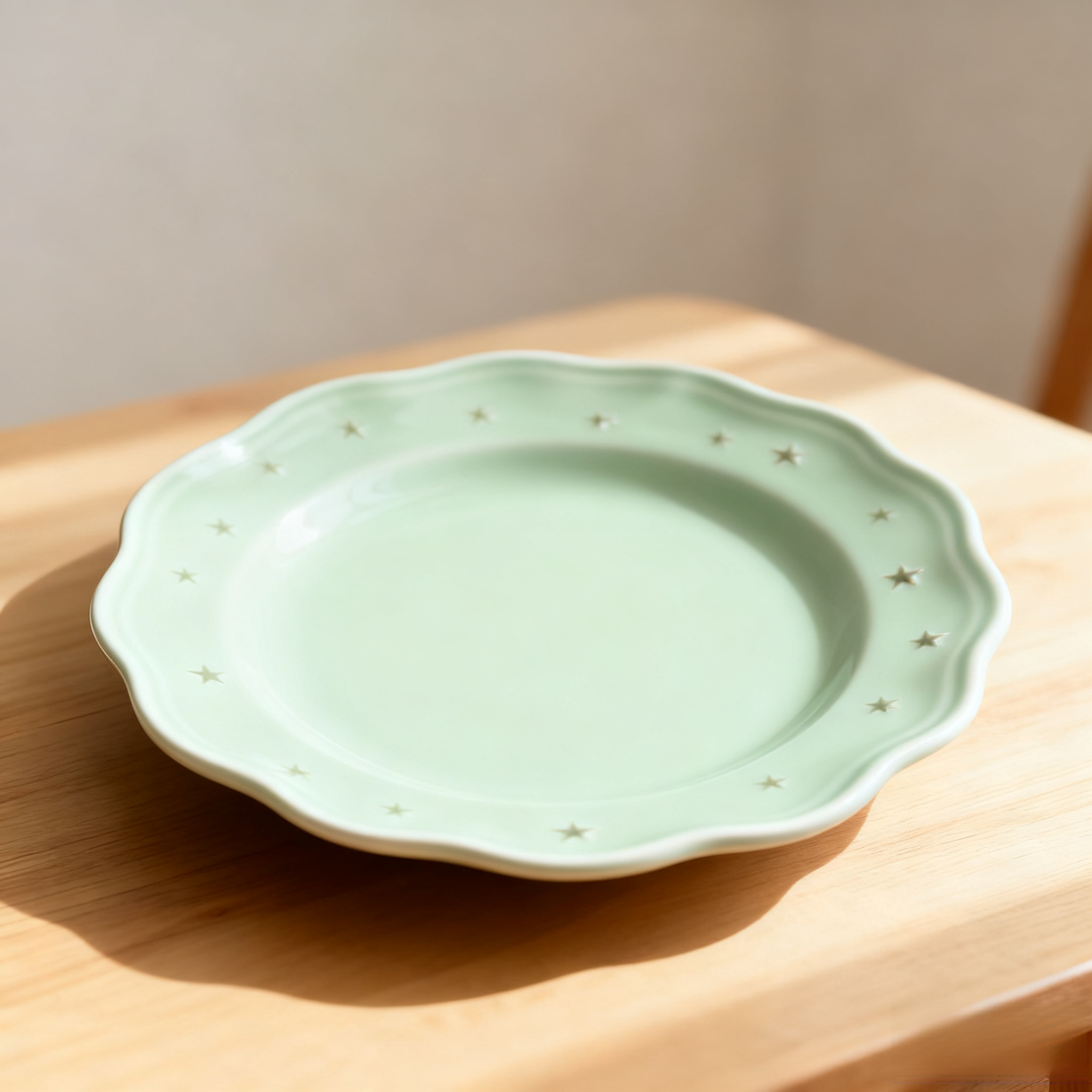 초록색 세라믹 플레이트