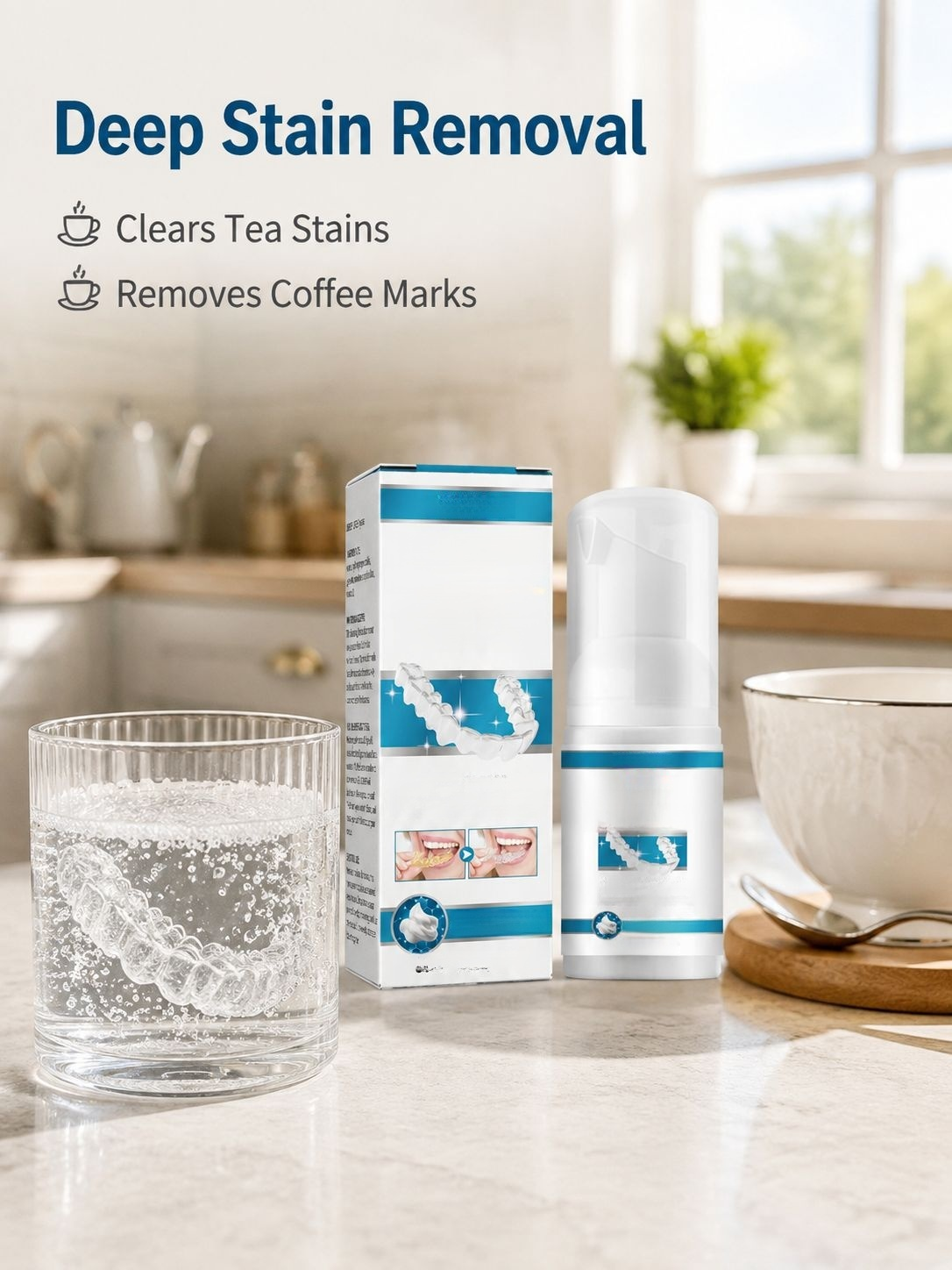 Oral Care Denture Cleaning Tablets Stain Remover