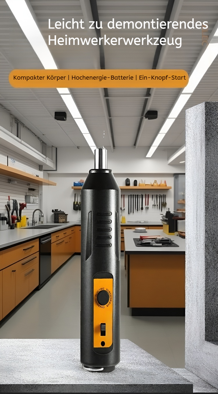 Wiederaufladbarer Mini-Elektroschraubendreher kompakt und tragbar