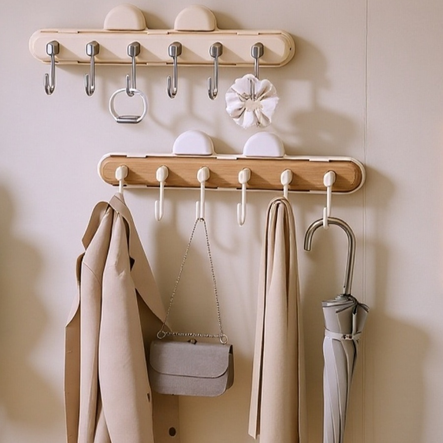 廚房縫隙伸縮掛鉤收納鍋具