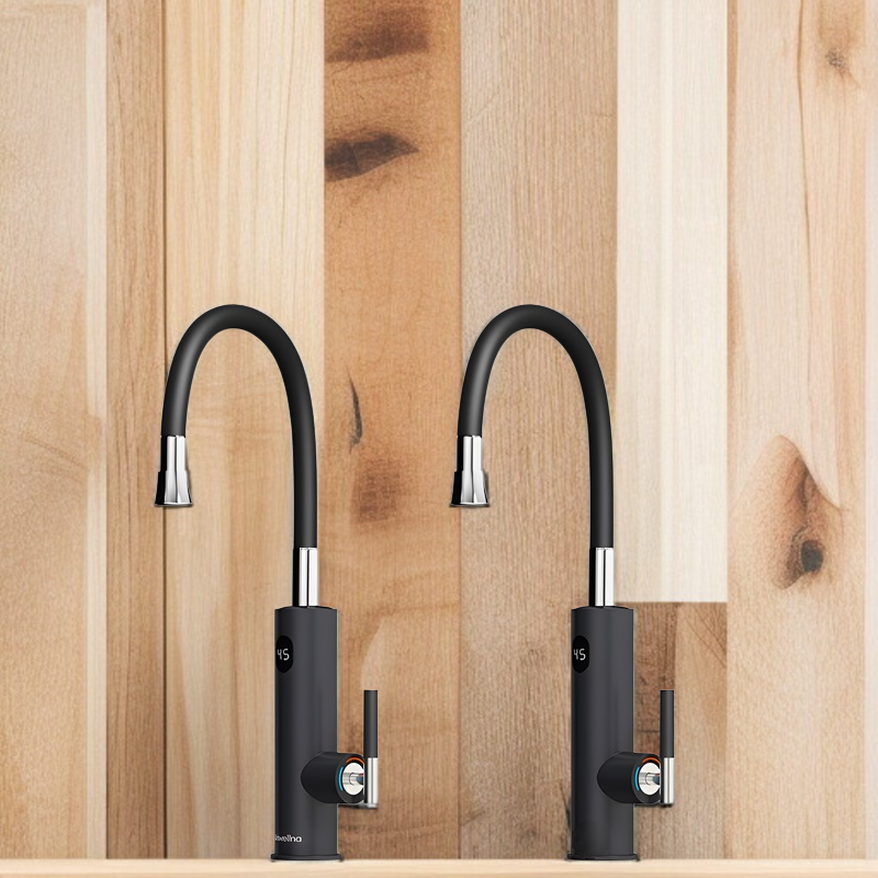  Calentador de agua eléctrico con indicador digital de acero inoxidable