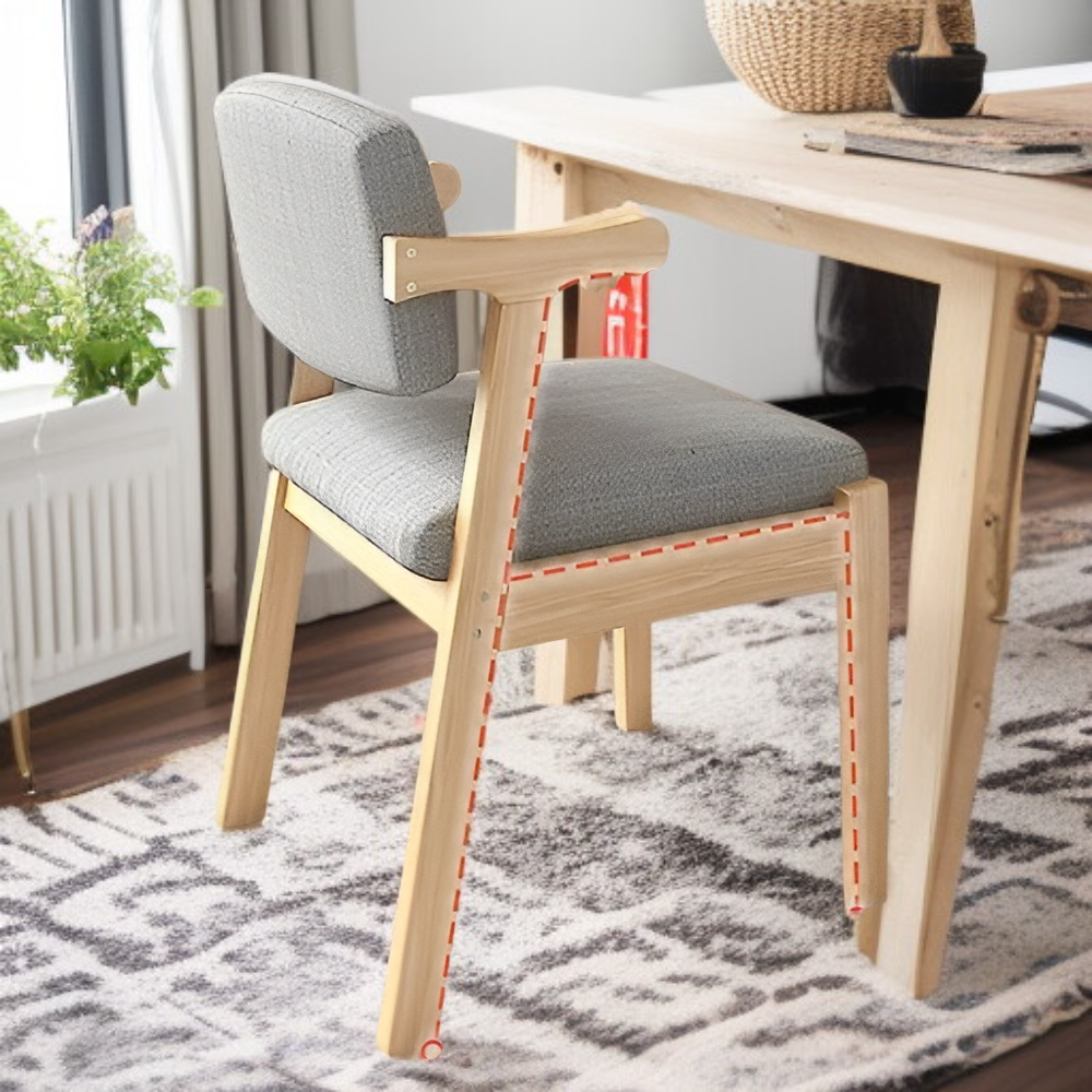 장시간 사용에도 피로감 없는 모던 리빙체어