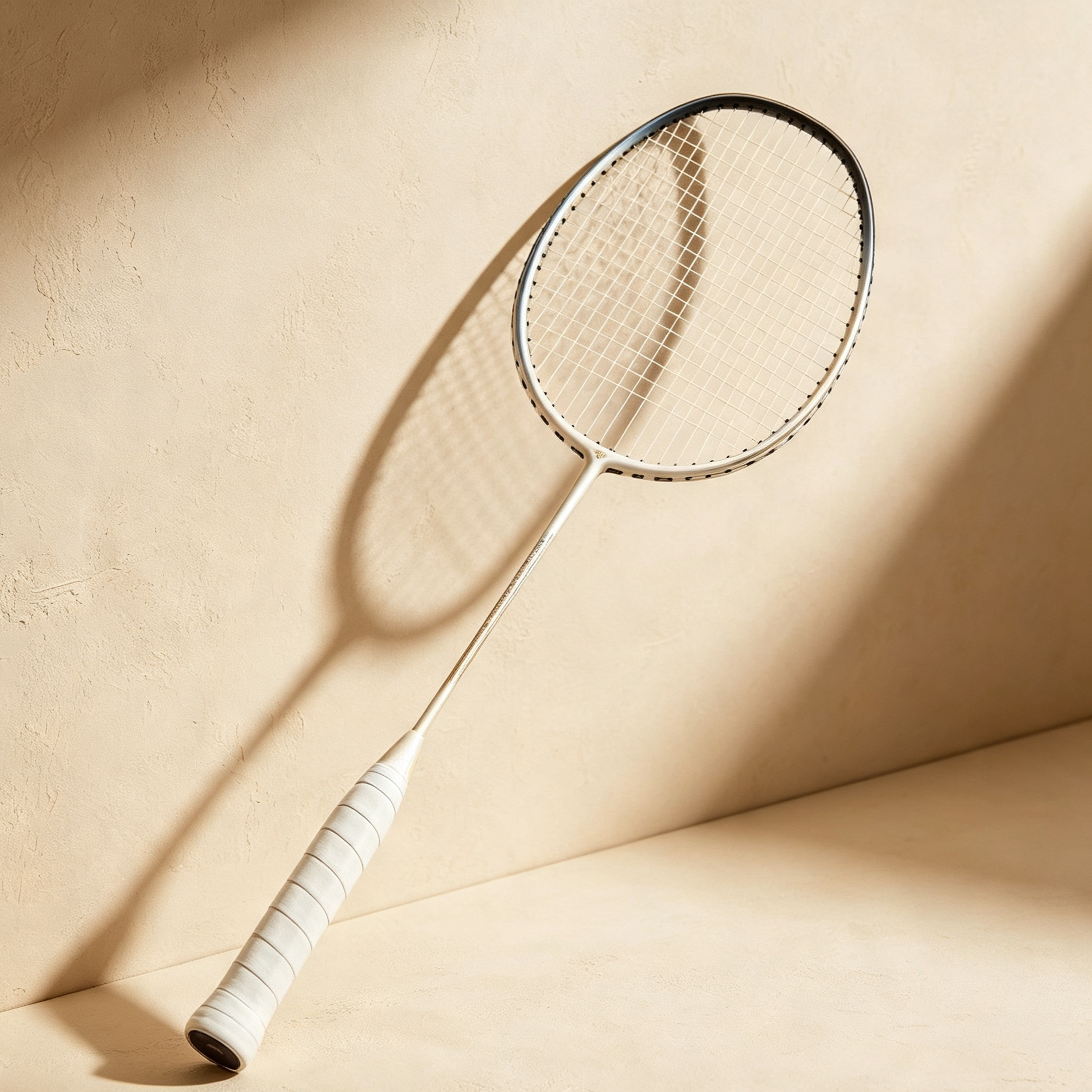 Gradient badminton racket
