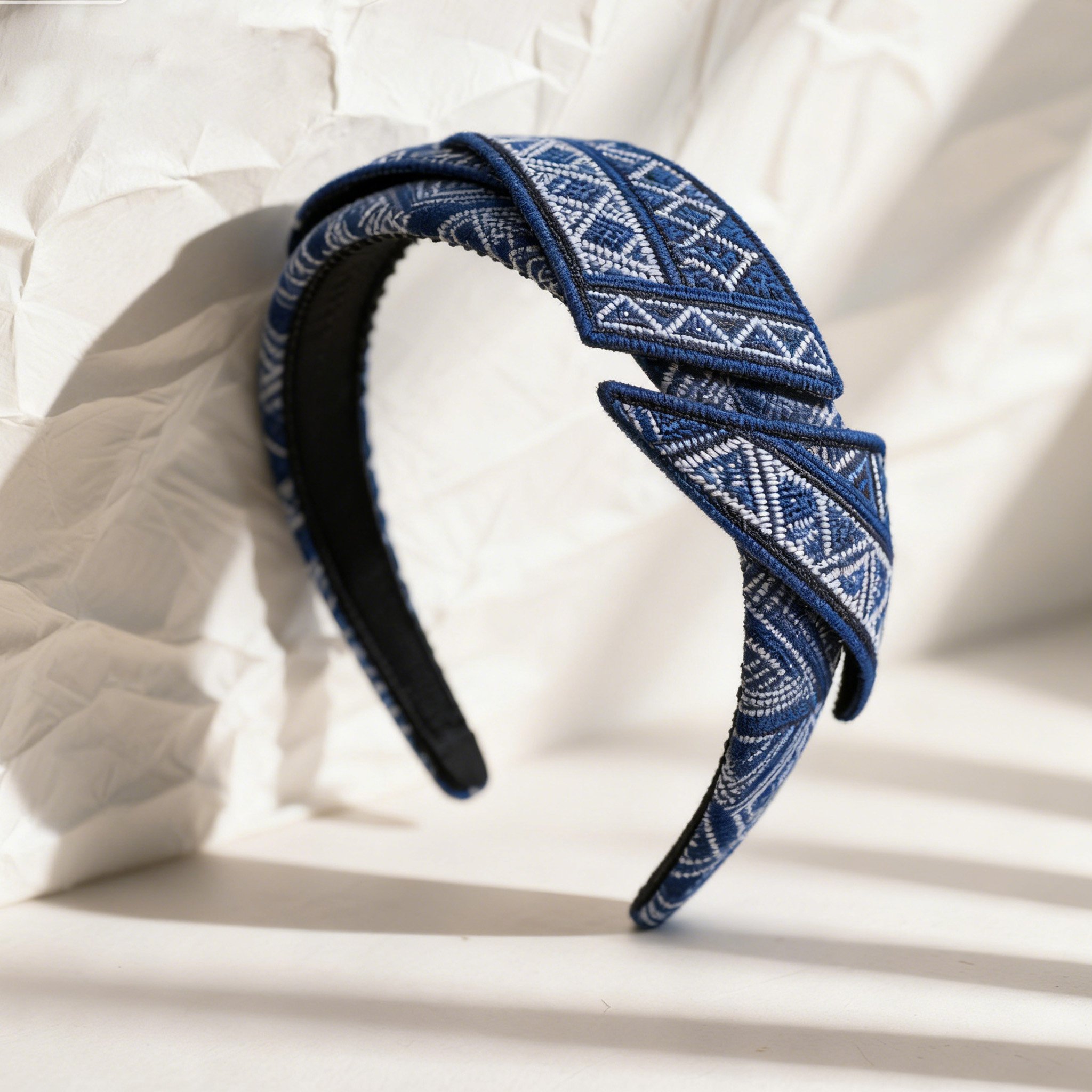 ที่คาดผมงานปักผ้าทอมือ (ชุด 5 ชิ้น)