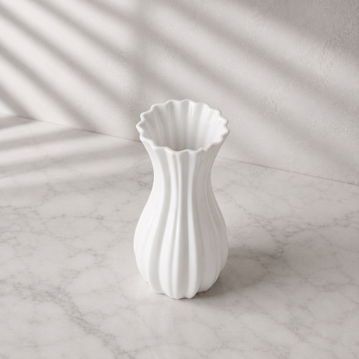 Detailansicht der Vase im trendigen Instagram-Design