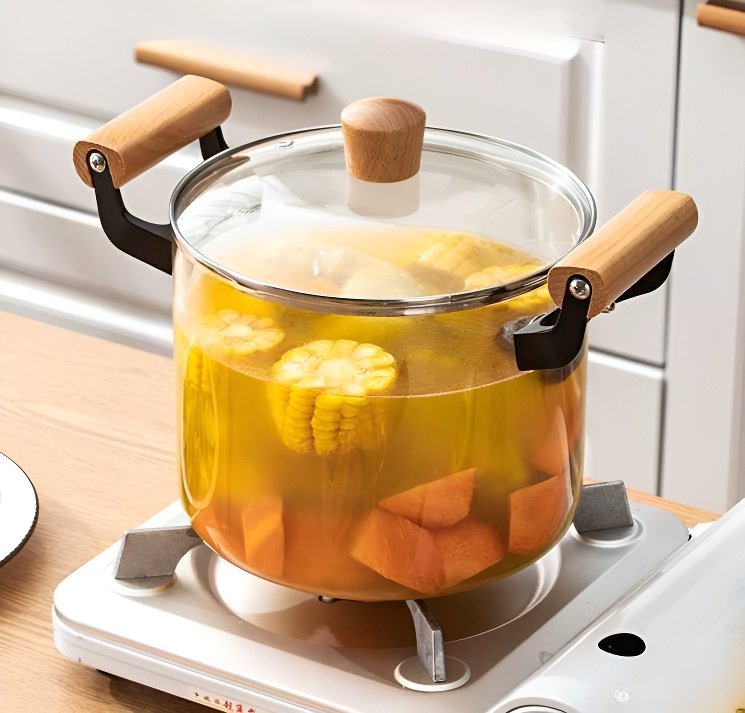 耐熱玻璃蒸煮鍋