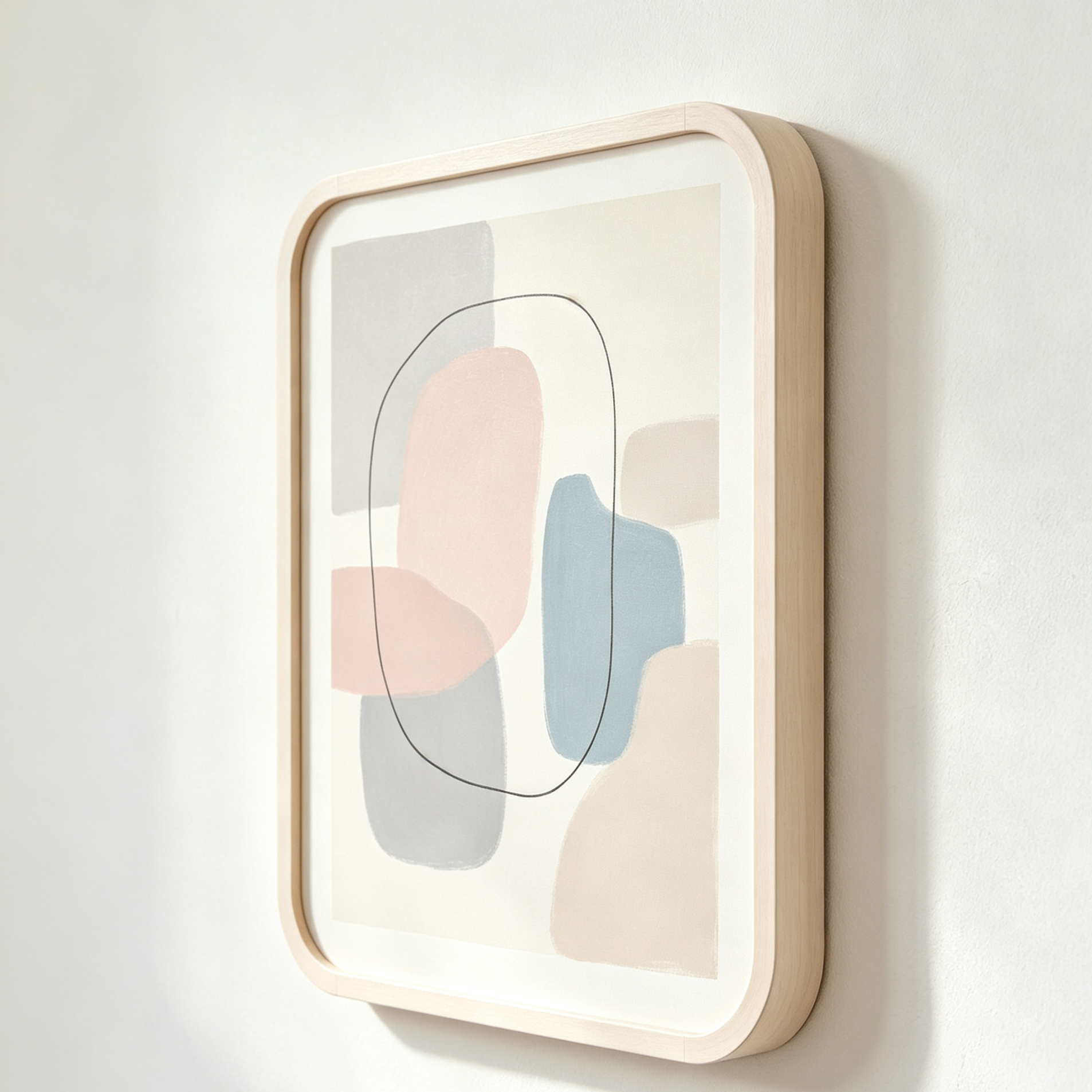 Abstract 3 piece wall art for home decor