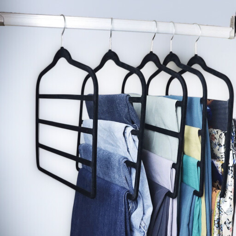 多機能マルチパンツ収納ハンガー