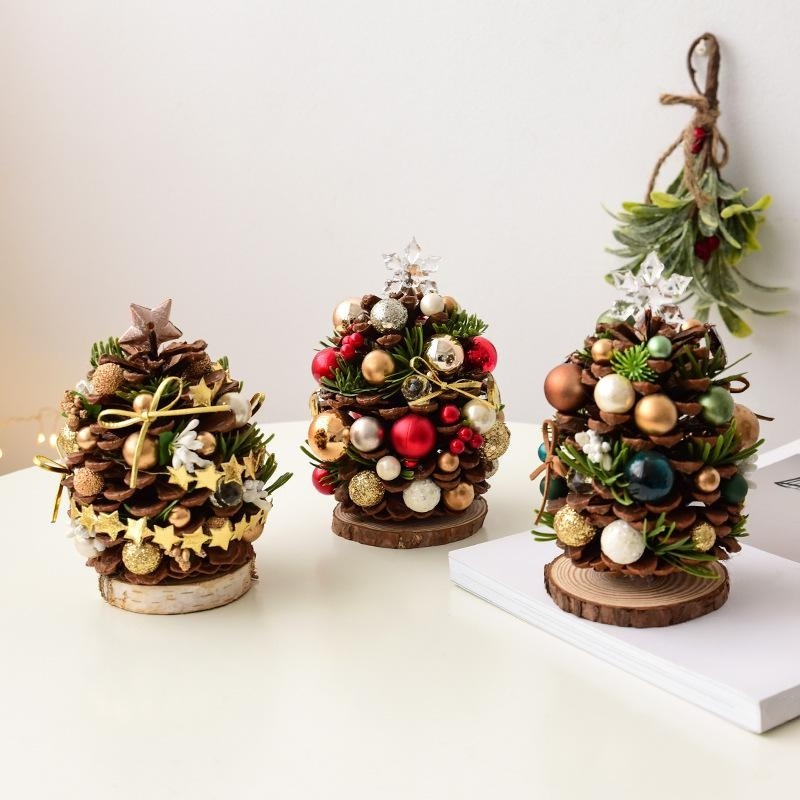 Handmade Mini Pinecone Christmas Tree