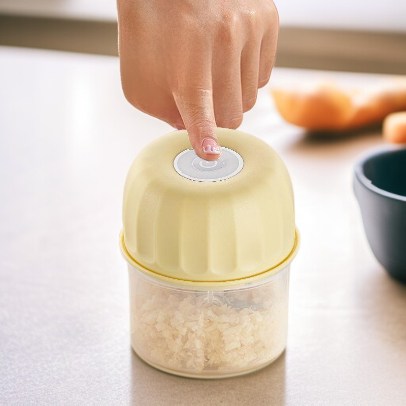 Mini elektrický sekáček na česnek a maso, multifunkční kuchyňský pomocník