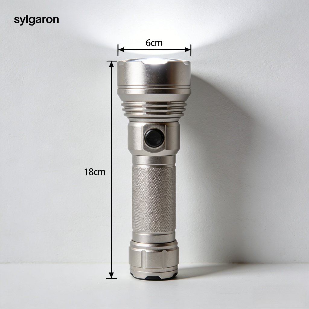 多功能防水手電筒適用於戶外活動