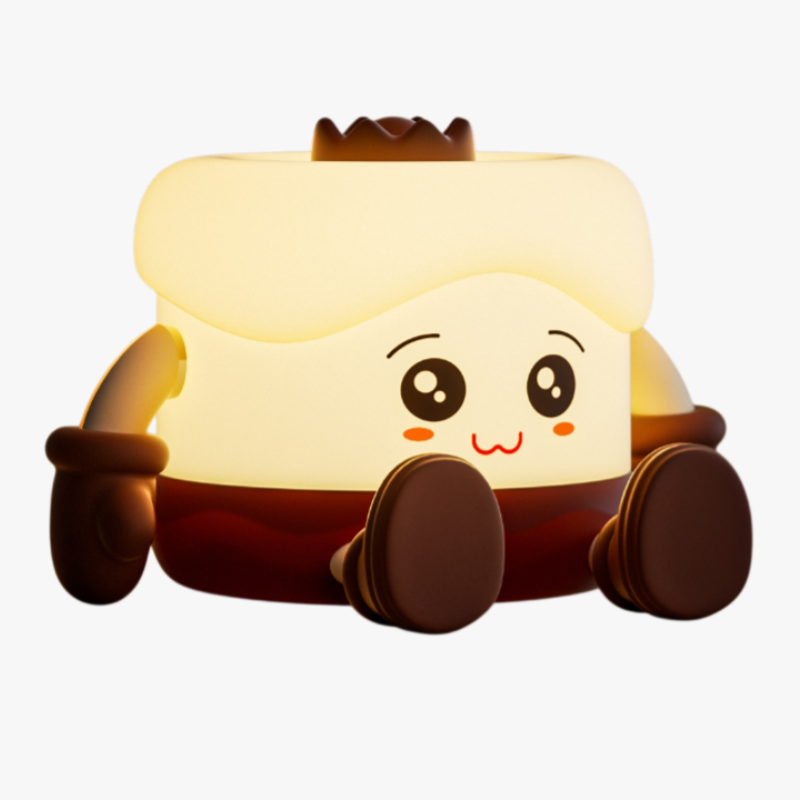 Lámpara de sueño con forma de pastel de cumpleaños como regalo