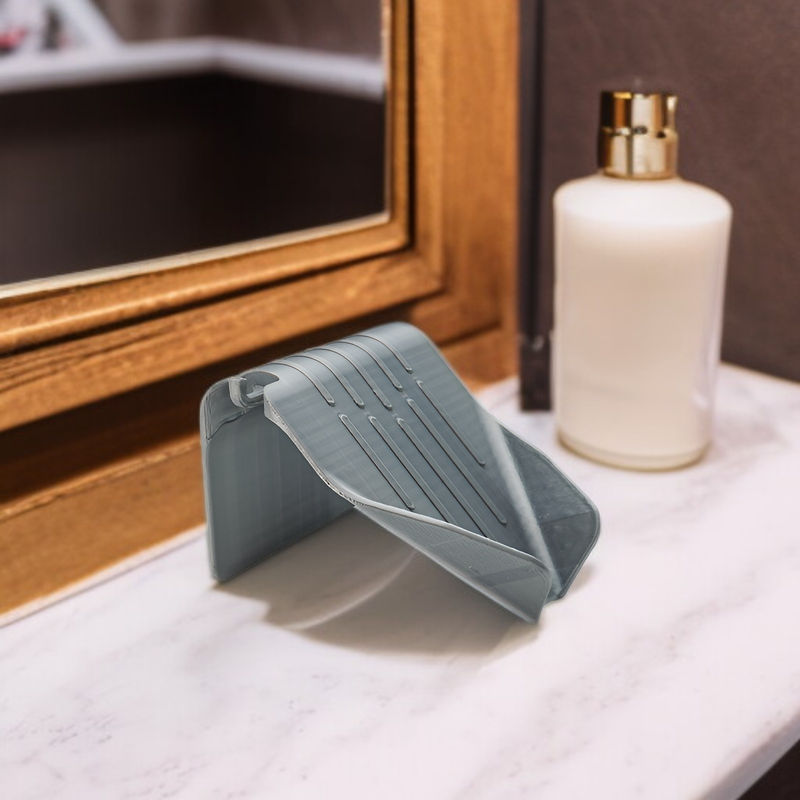 Seifenschale mit automatischem Abfluss