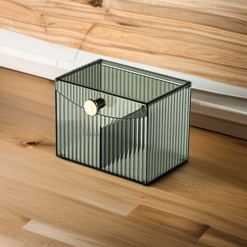 Transparent Cosmetic Case Storage Box Household Small Exquisite Portable Light Luxury