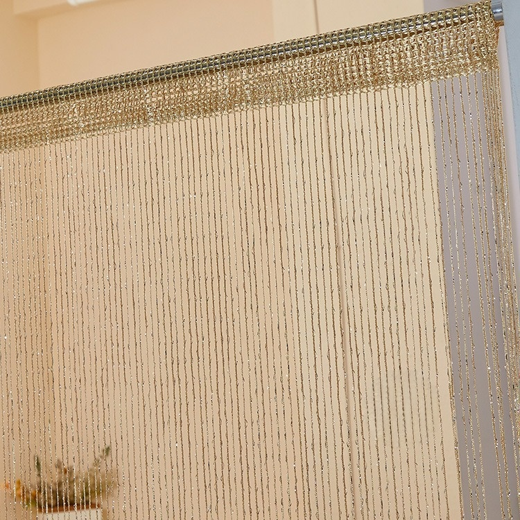 실버 실 커튼 문발 