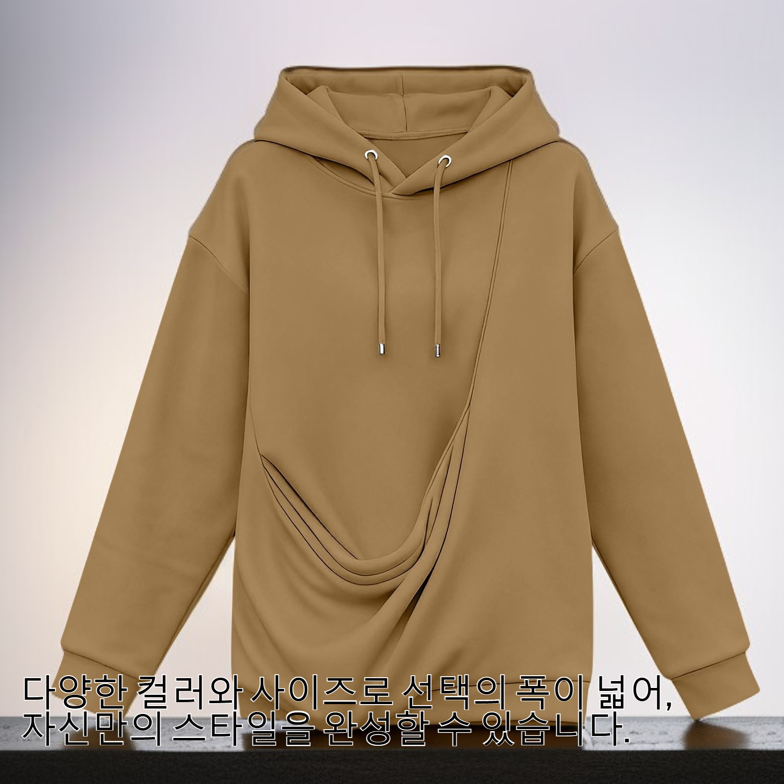 여성용 루즈 스웨트셔츠 디테일 이미지