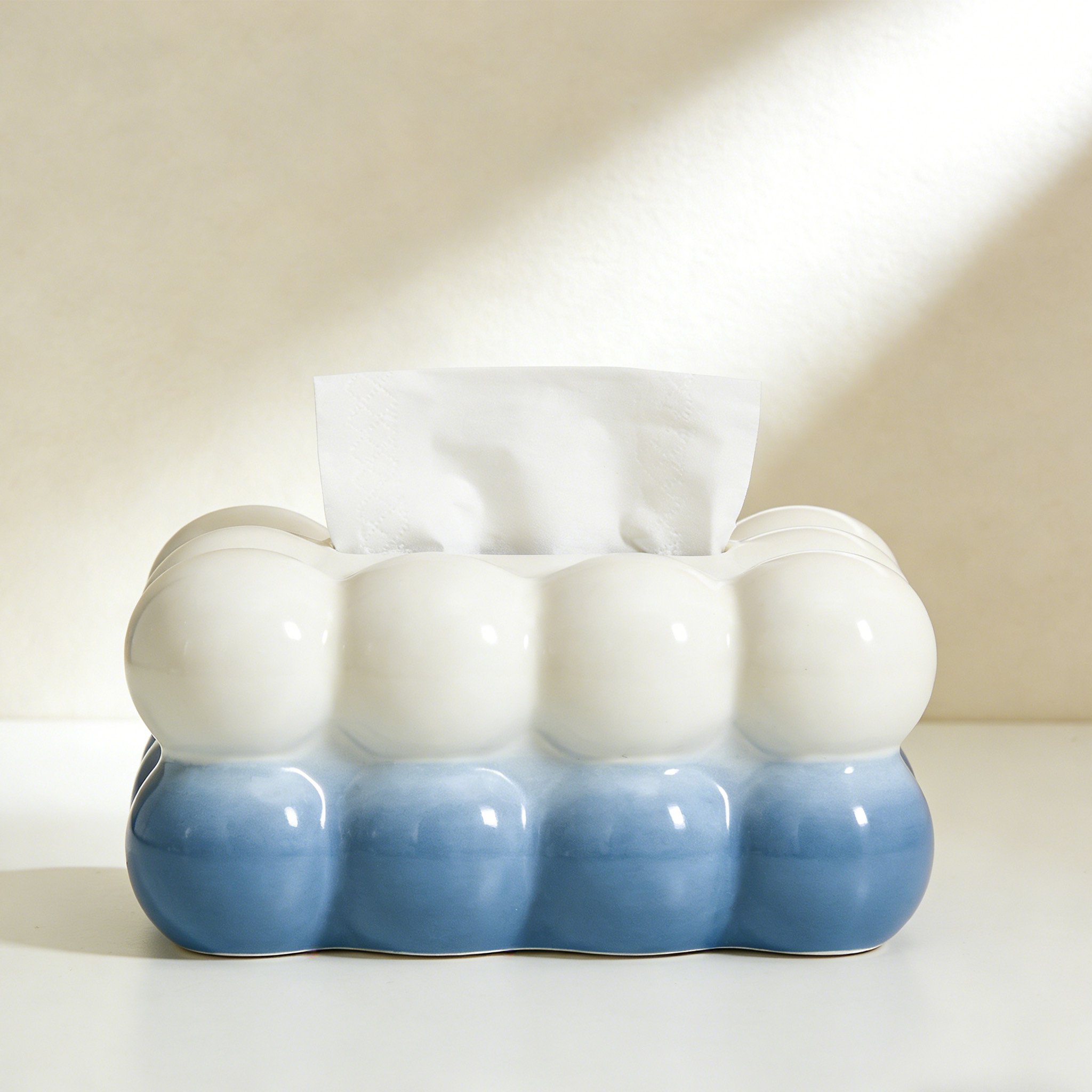 가정용 플라스틱 티슈 보관함 4종 세트