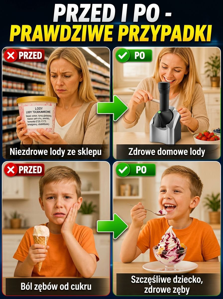 Automatyczna Maszyna do Robienia Lodów do Domu