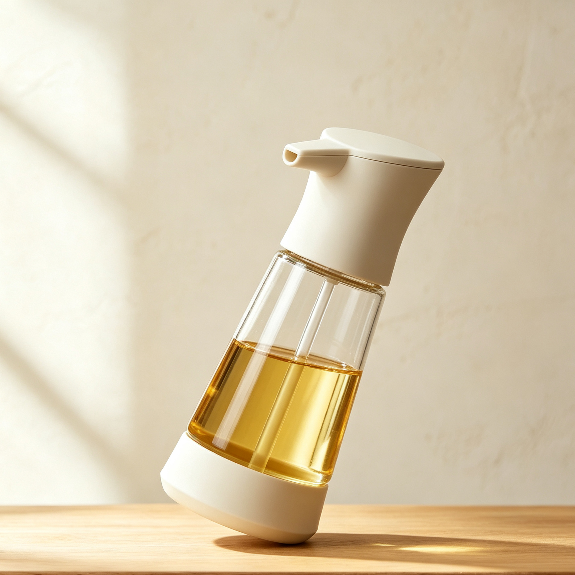 Glass oil bottles (6 pieces)