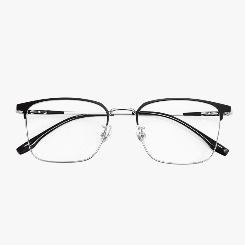 Popular classic business eyebrow-style glasses frame, alloy, anti-blue light, high-volume cross-bord
