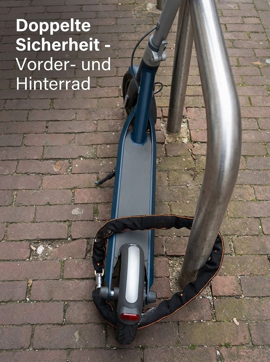 Wetterfeste Kette zur Torabsicherung